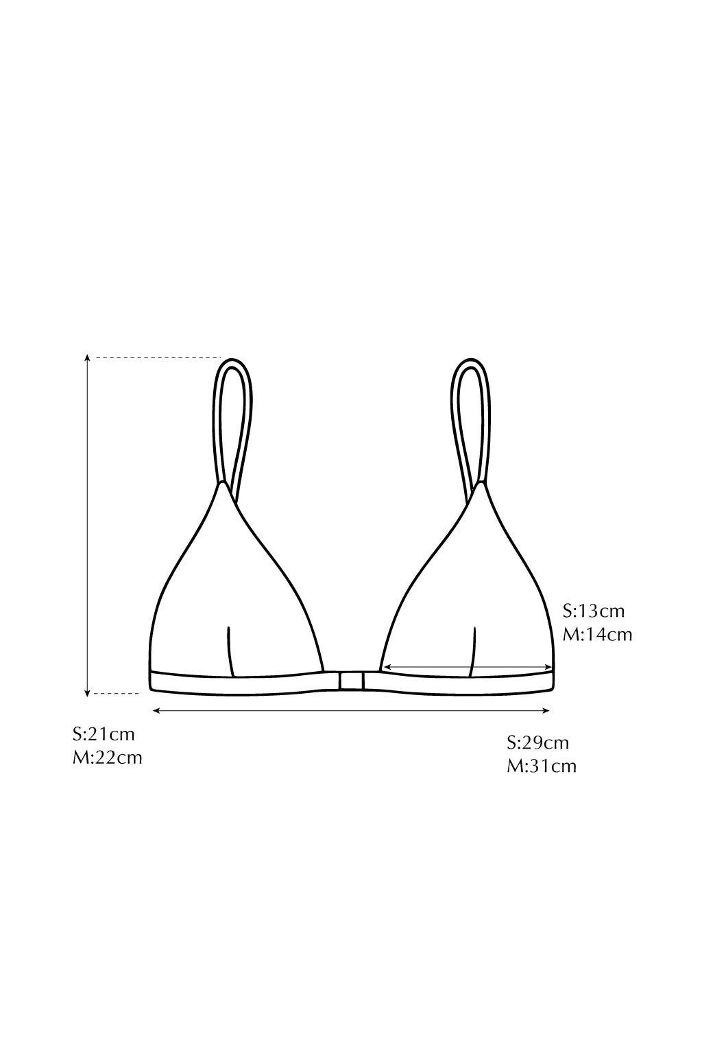 Triangle Top BLACKMOON - SWELLY