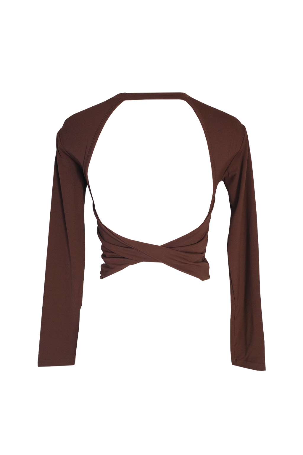 Back Twist Longsleeve KAKAO - SWELLY