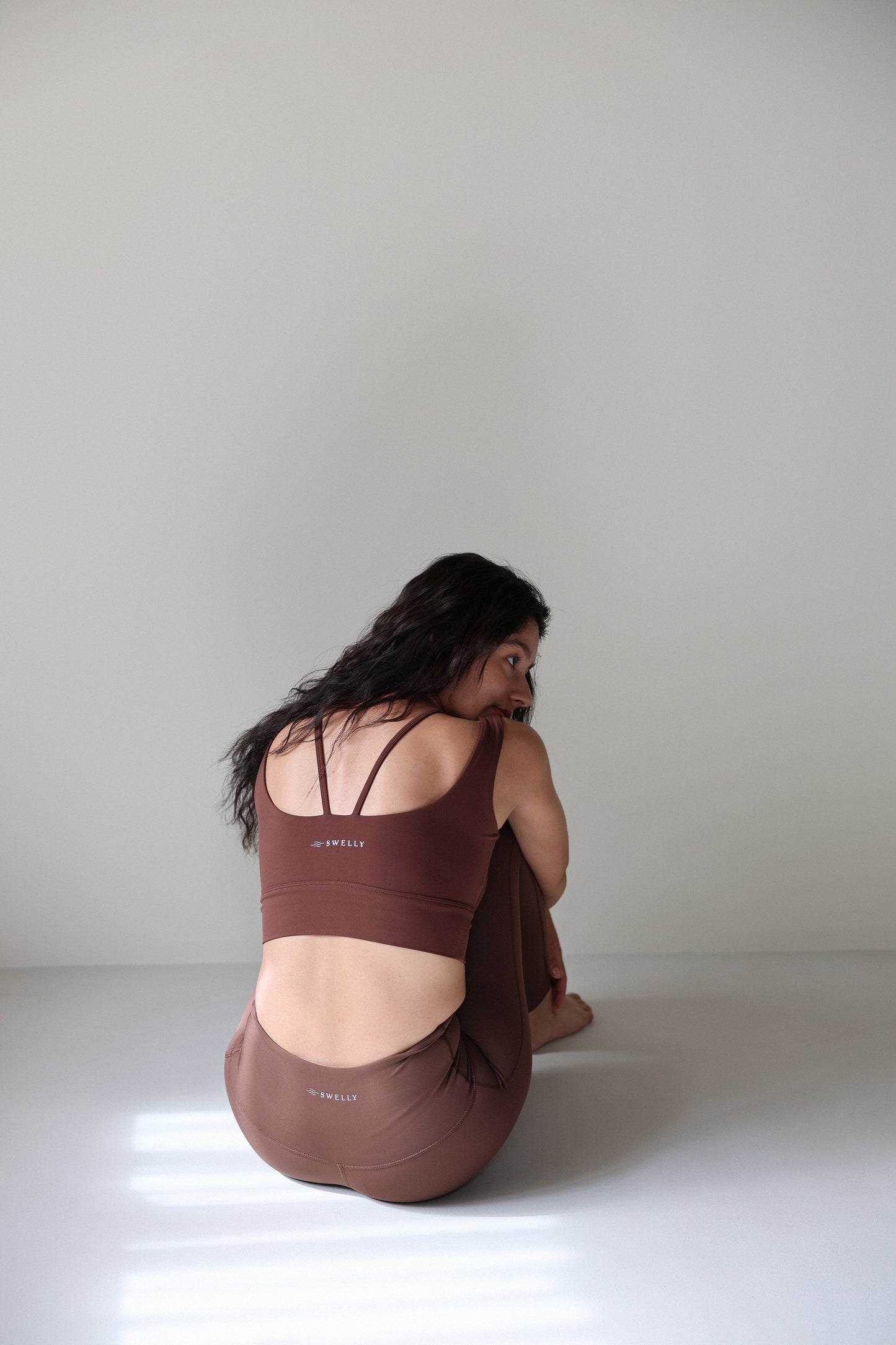 Strap Mesh Top KAKAO - SWELLY