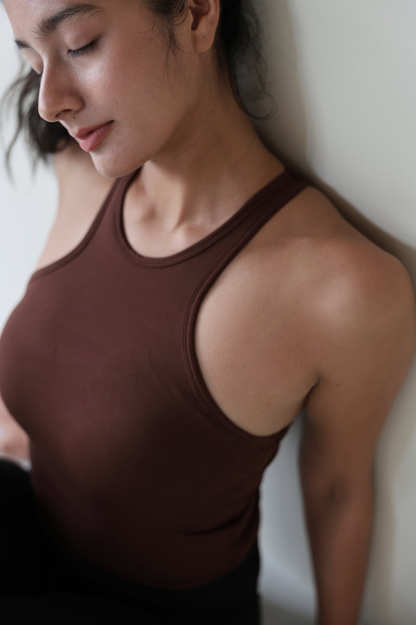 Elegant Tank Top MARRON - SWELLY
