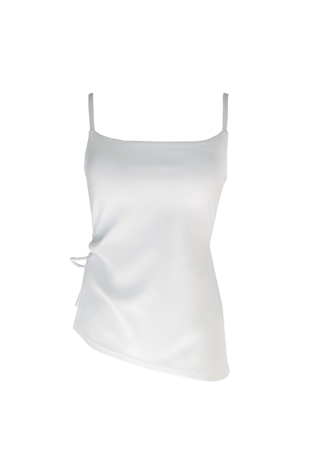 Strap Asymmetry Camisole SNOW - SWELLY