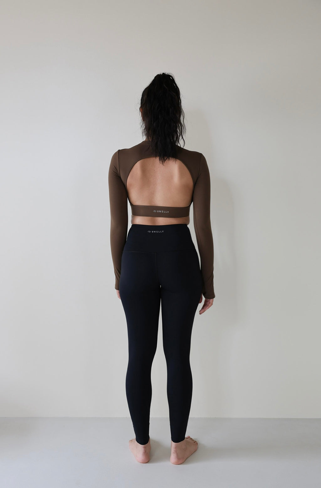 Back Open Longsleeve OLIVE - SWELLY