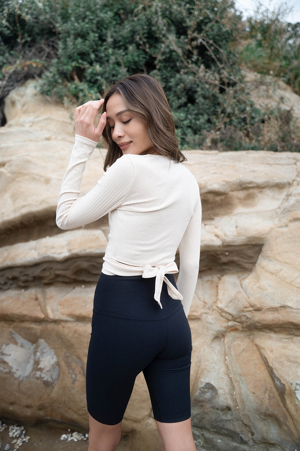 Rib Biker Bottom BLACK - SWELLY ONLINE STORE