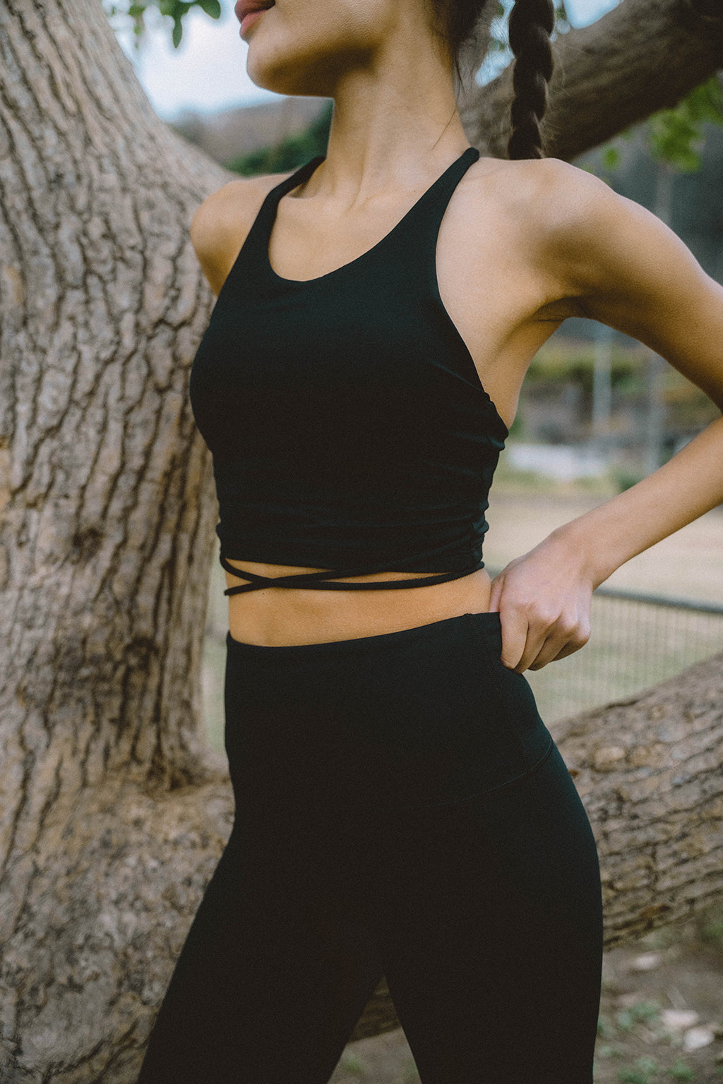 Waist Mark Top BLACK - SWELLY ONLINE STORE