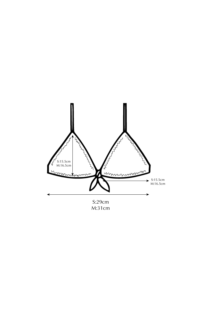 Triangle Zigzag Top illusion - SWELLY ONLINE STORE