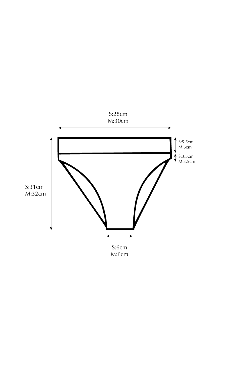 Sharing Highwaist Bottom nero×ampolla - SWELLY ONLINE STORE
