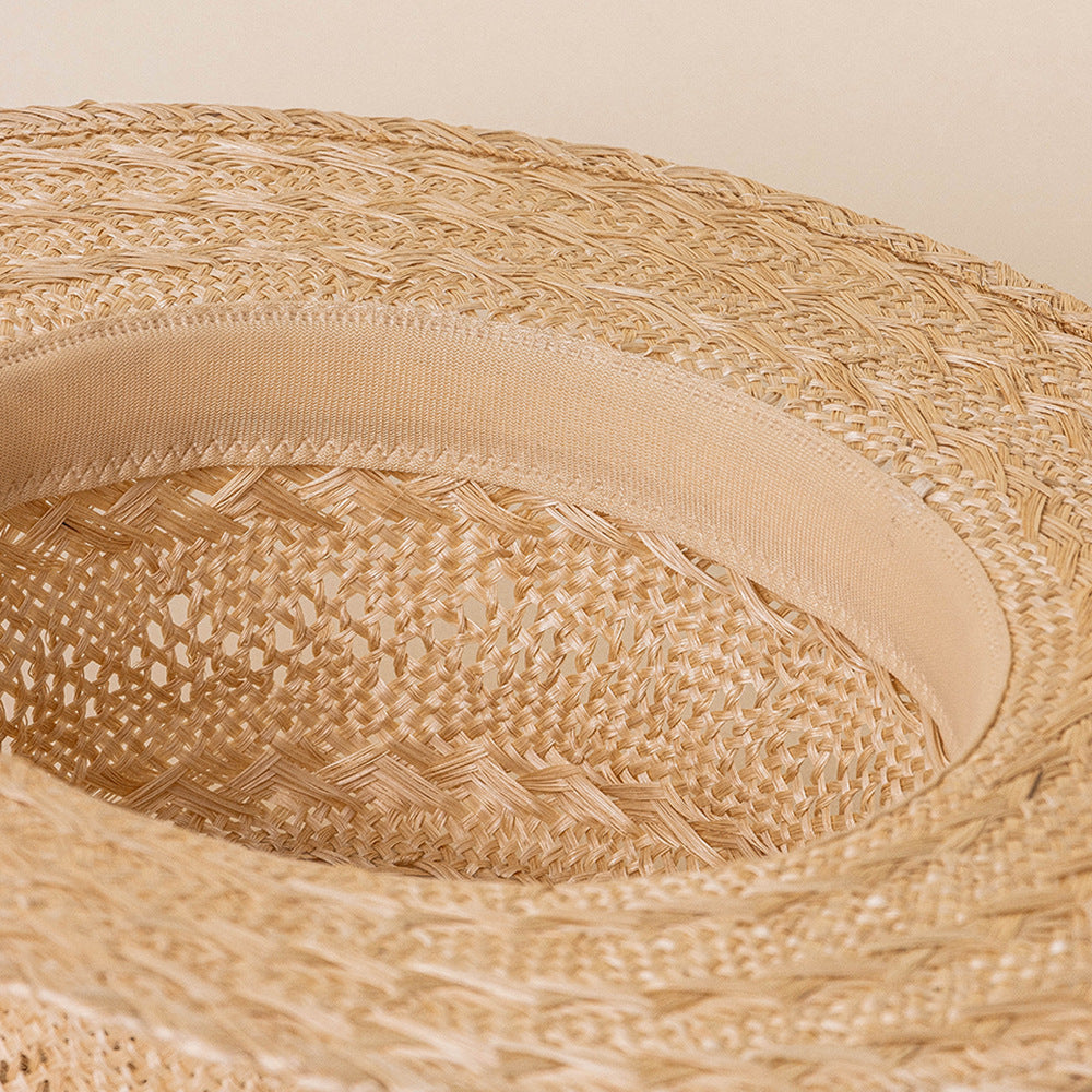 Lace Boater Straw Hat - SWELLY ONLINE STORE