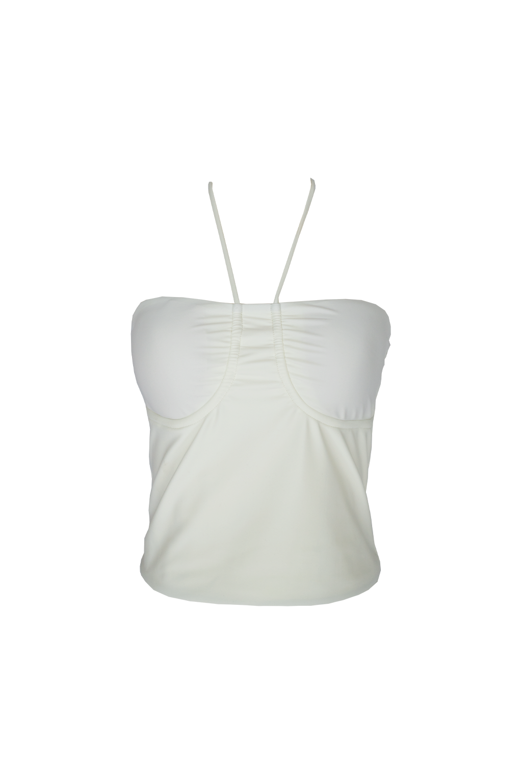 Halter Gather Top  SEASHELL - SWELLY