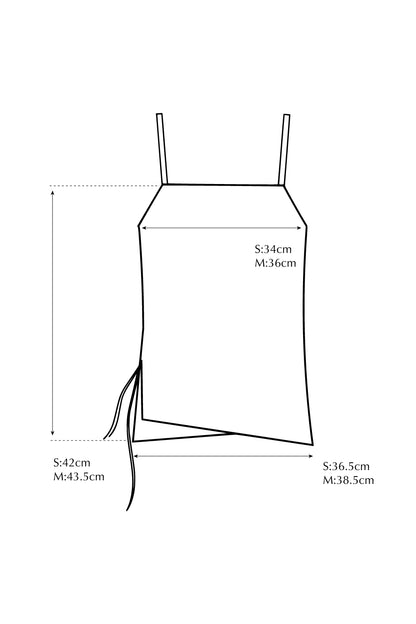 Strap Asymmetry Camisole CREAM - SWELLY
