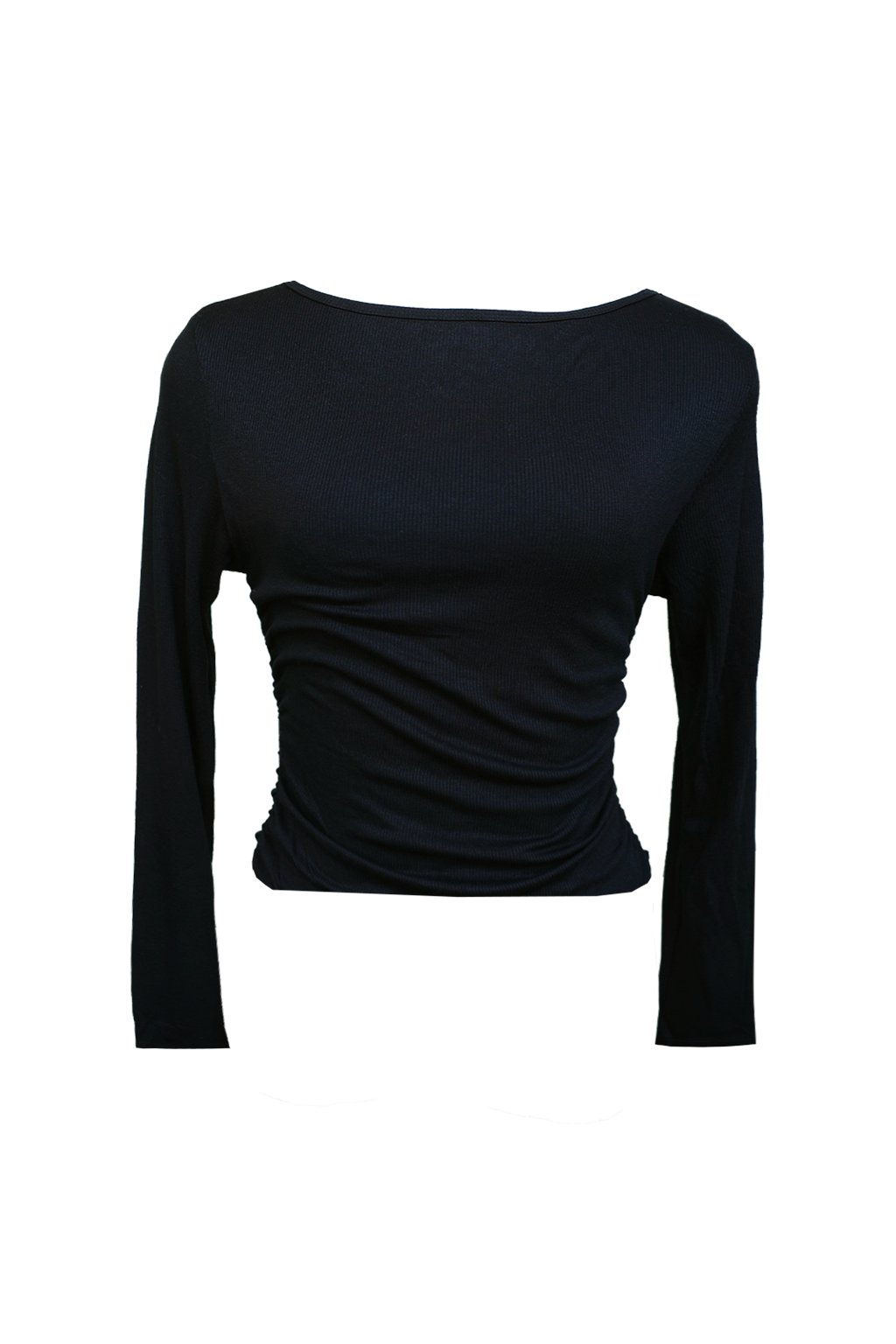 Smooth Gather Longsleeve BLACK