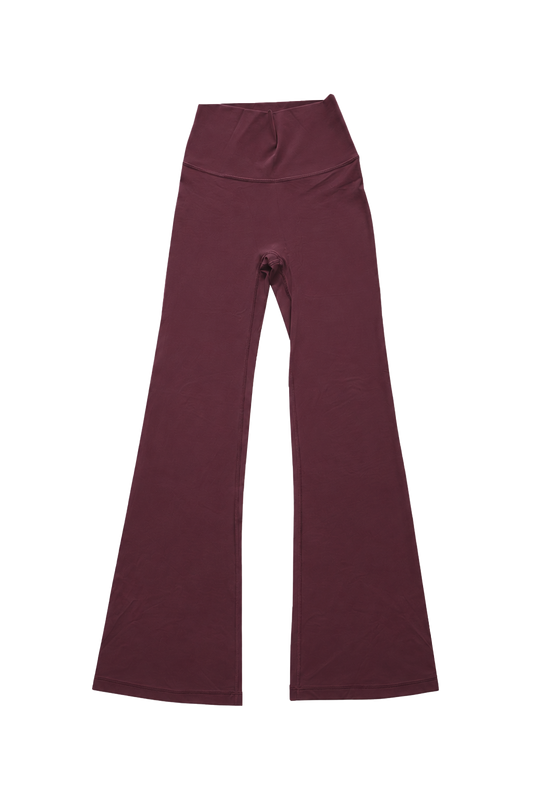 Straight Flare Bottom WINERED
