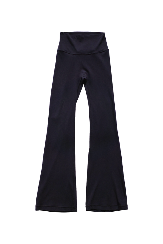 Straight Flare Bottom BLACK - SWELLY