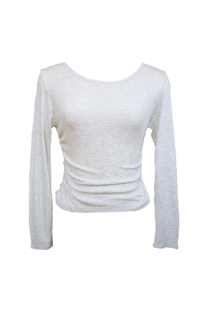 Smooth Gather Longsleeve CLOUD