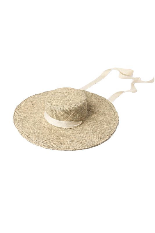 Ribbon Straw Hat - SWELLY ONLINE STORE