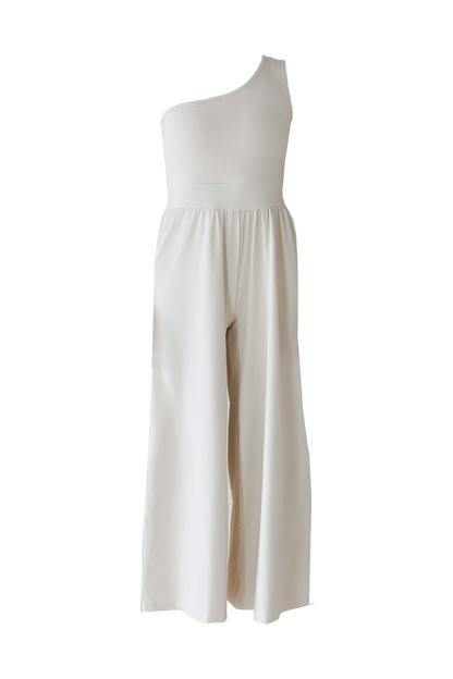 Oneshoulder All-in-one MILK - SWELLY