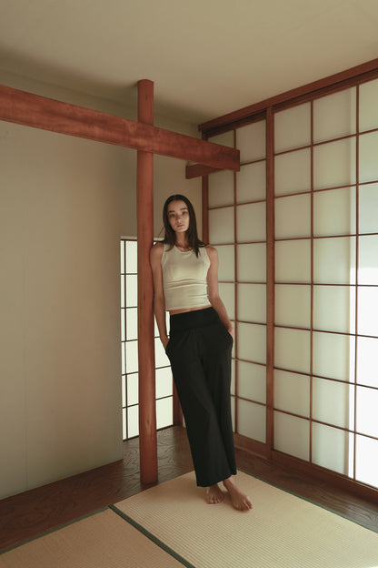 Calm Flow Wide Bottom BLACK