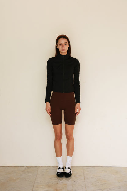 Soft Zip Jacket BLACK