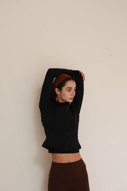 Soft Zip Jacket BLACK