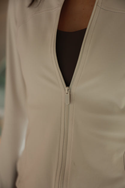 Soft Zip Jacket MILK