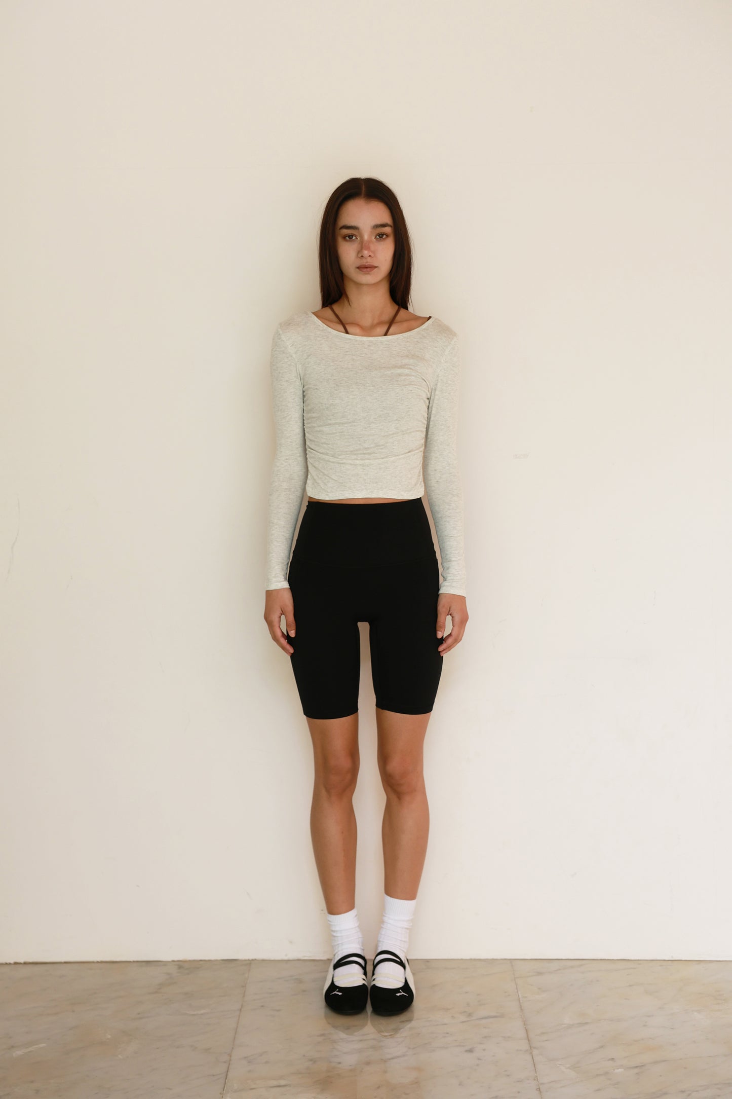 Smooth Gather Longsleeve CLOUD