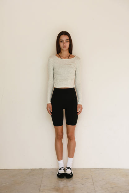 Smooth Gather Longsleeve CLOUD