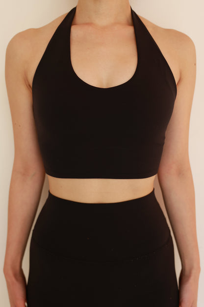 Halter Balance Top BLACK