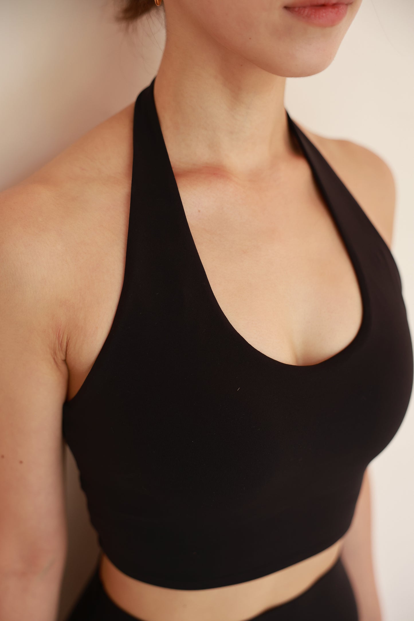 Halter Balance Top BLACK