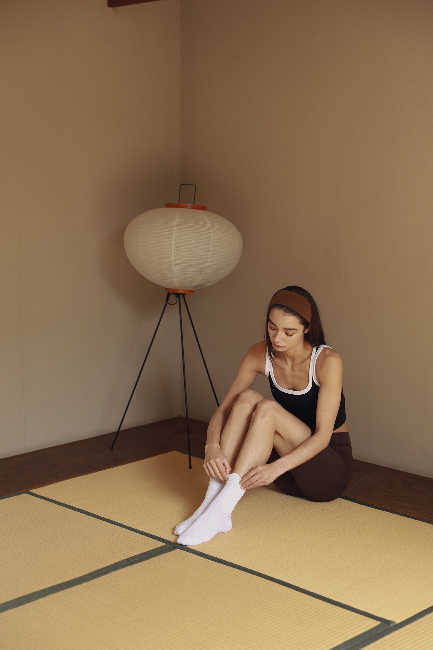 Stitch Square Neck Top BLACK