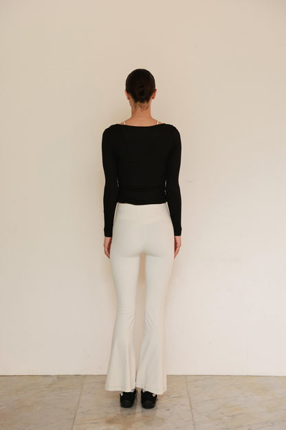 Smooth Gather Longsleeve BLACK