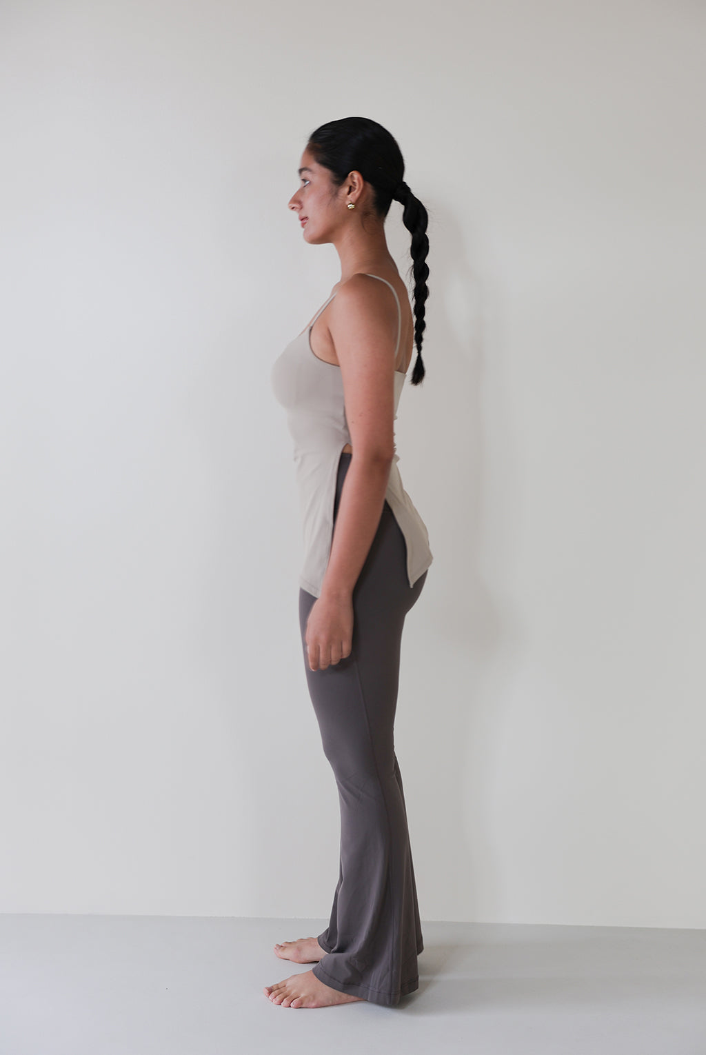 Strap Asymmetry Camisole CREAM - SWELLY