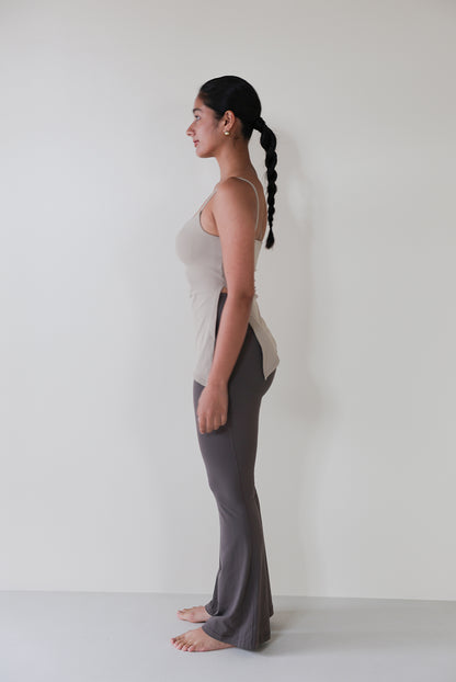 Strap Asymmetry Camisole CREAM - SWELLY