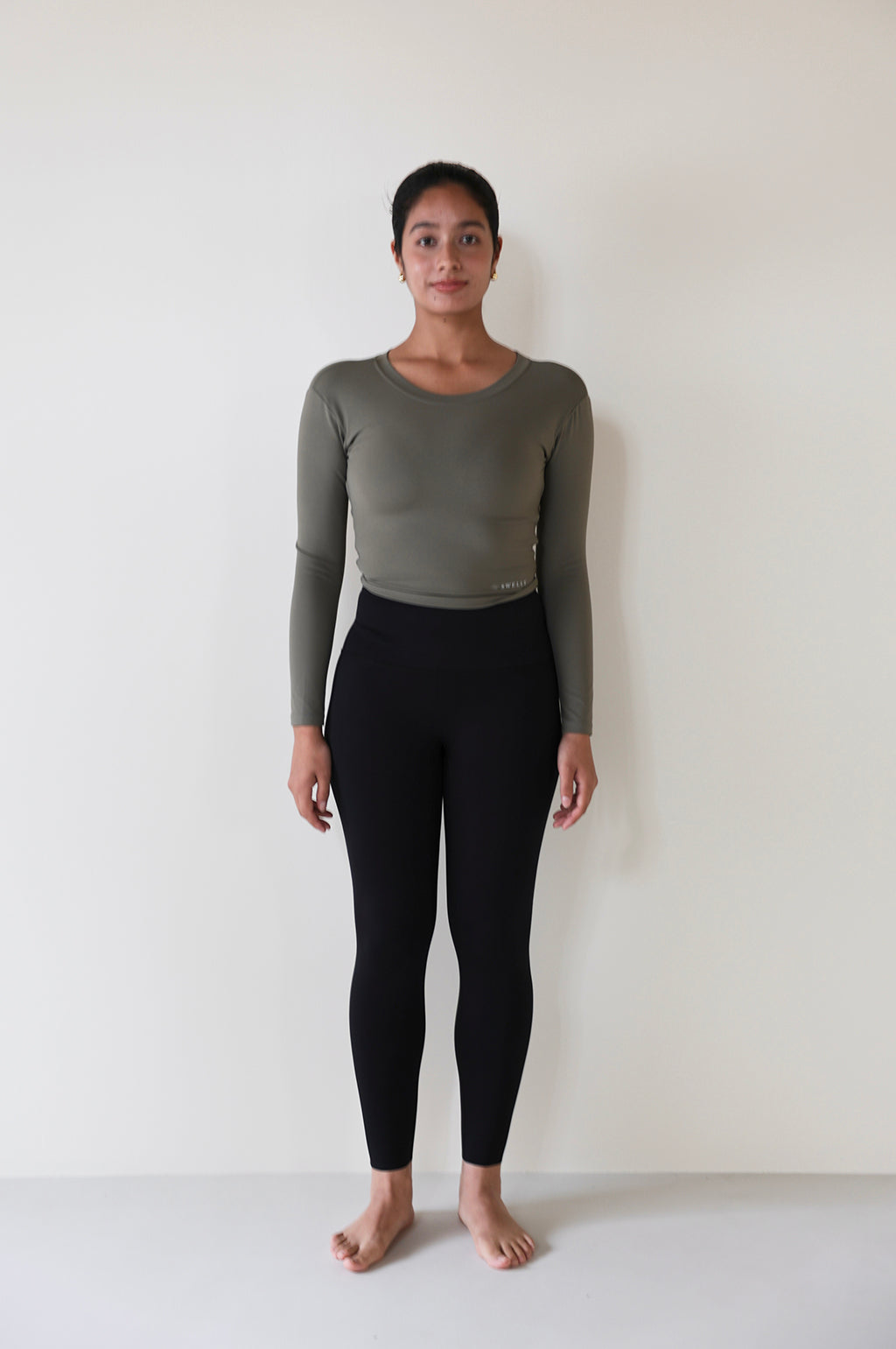 Back Twist Longsleeve OLIVE - SWELLY