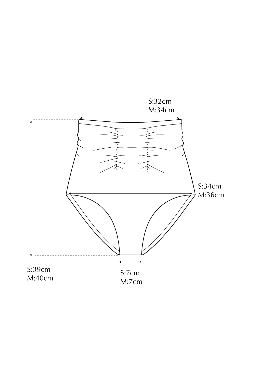 Reversible Gather Bottom SEASHELL