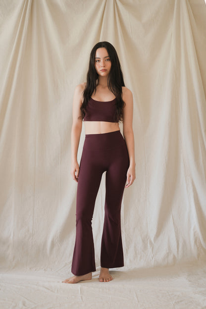 Straight Flare Bottom WINERED - SWELLY