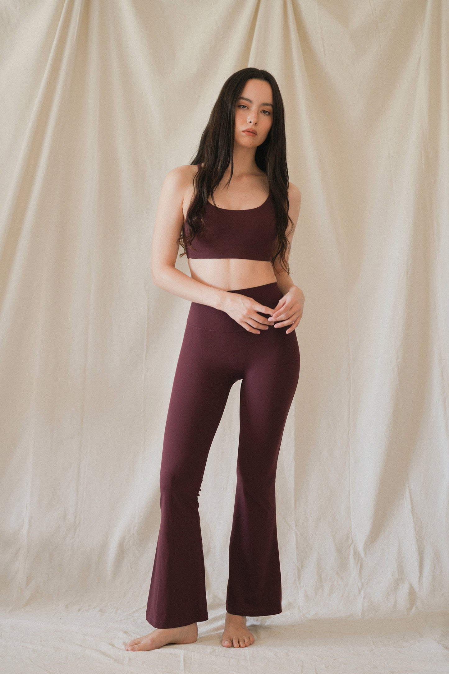 Straight Flare Bottom WINERED - SWELLY