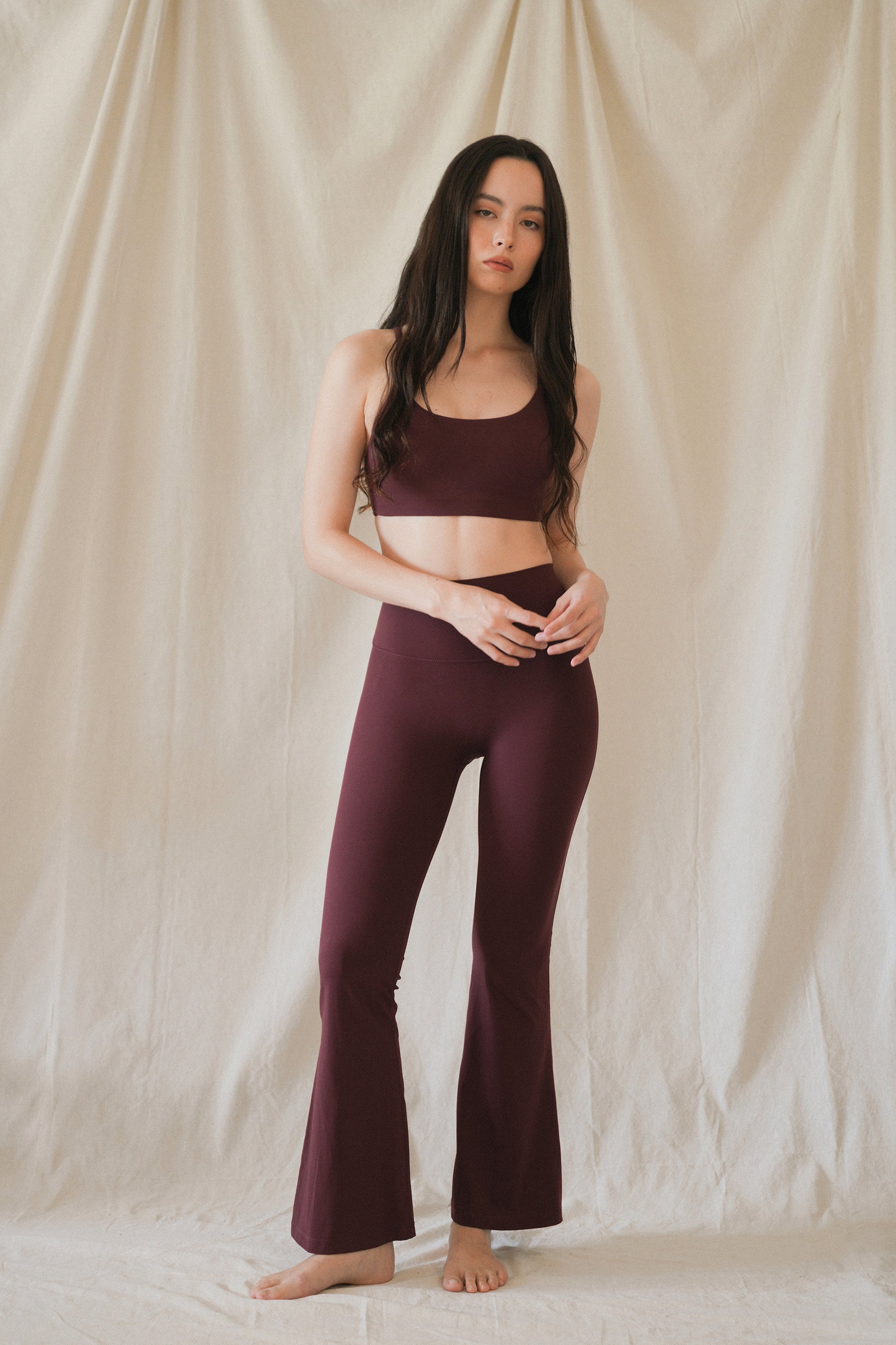 Straight Flare Bottom WINERED - SWELLY