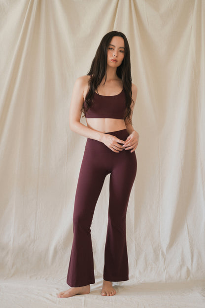 Straight Flare Bottom WINERED - SWELLY
