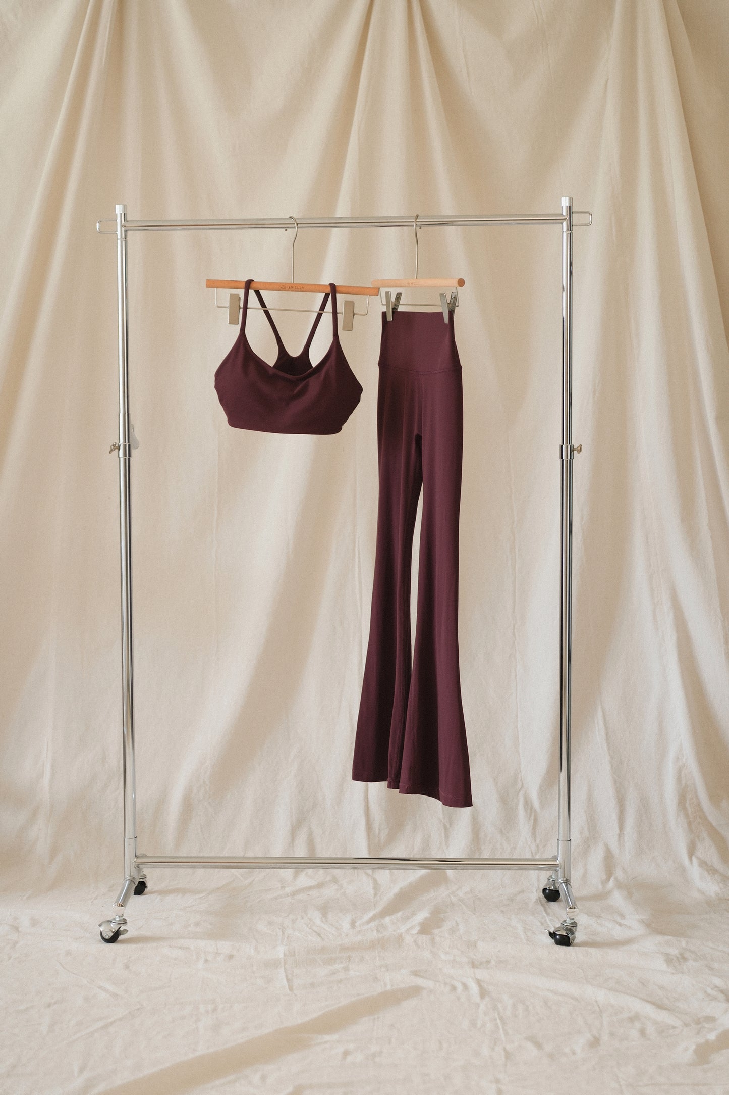 Straight Flare Bottom WINERED - SWELLY
