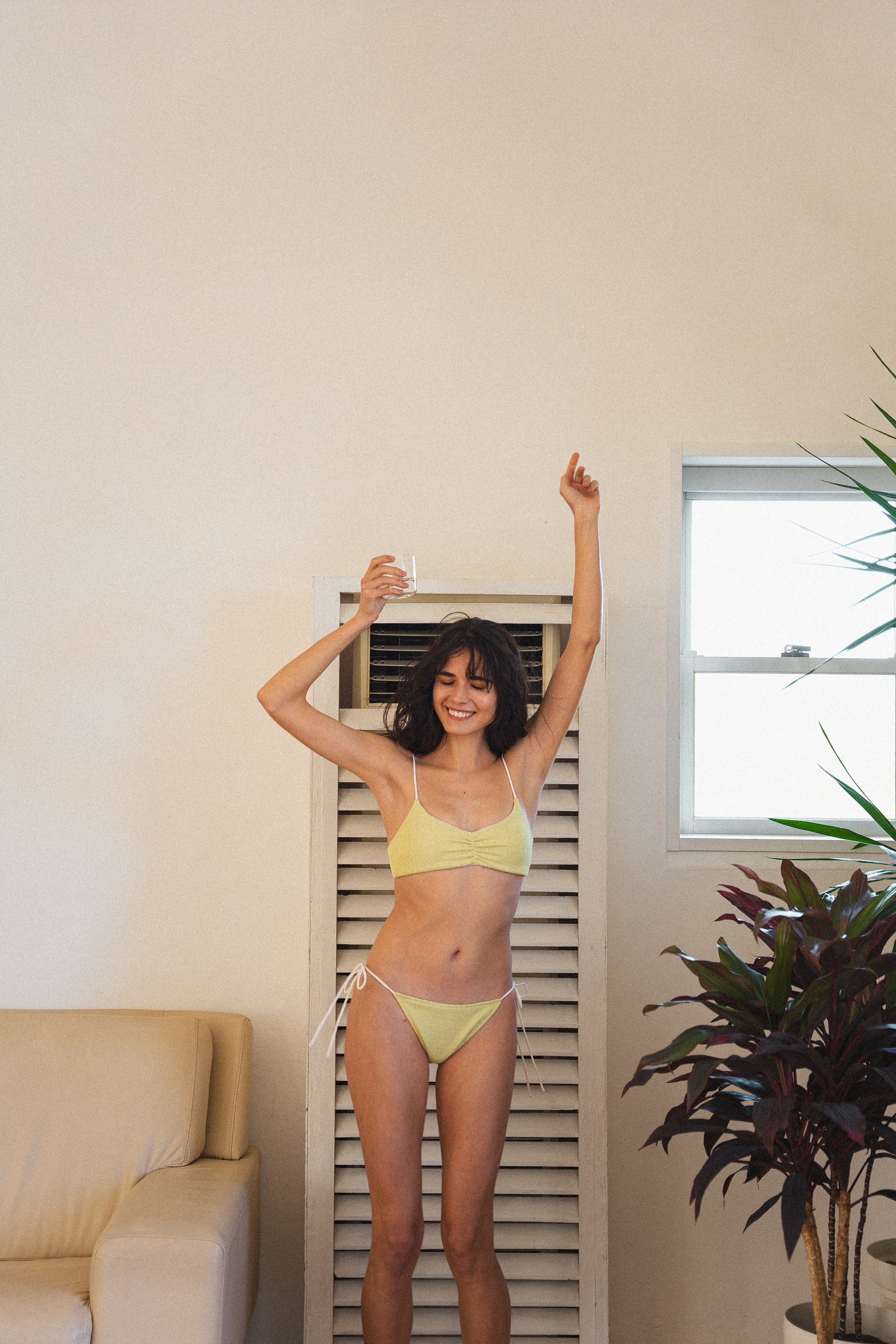 Side Strings Bottom AVOCADO - SWELLY
