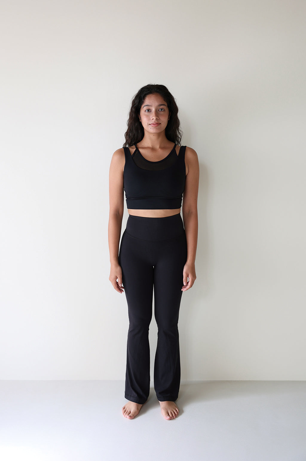 Straight Flare Bottom BLACK - SWELLY