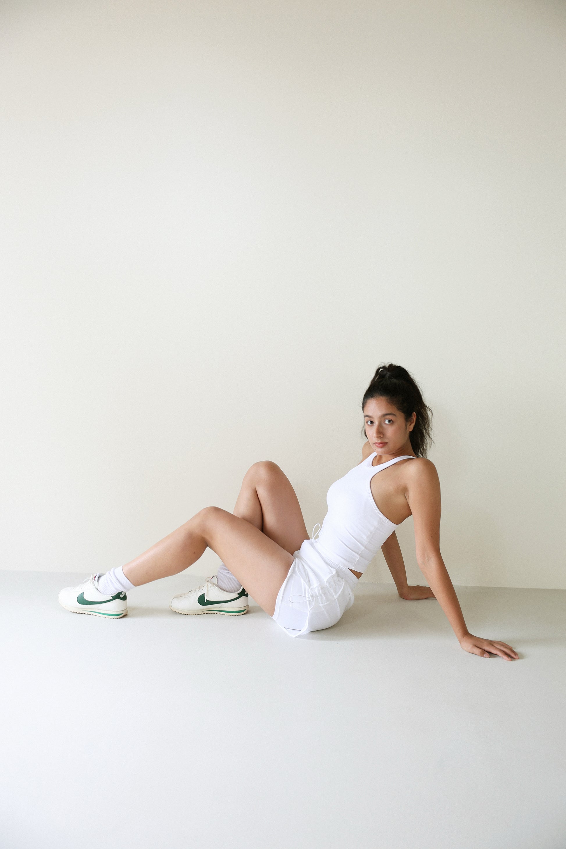 Layered Mesh Shorts SNOW - SWELLY
