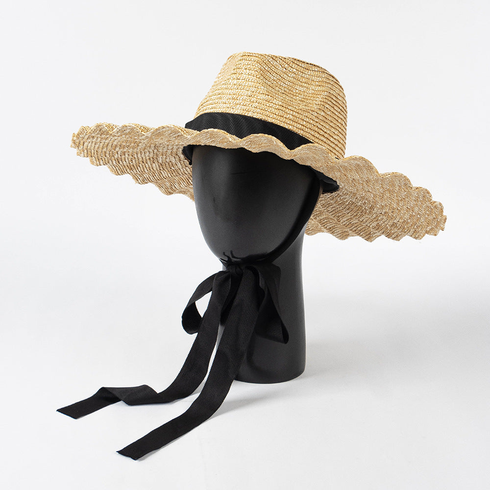 Ribbon Wave Straw Hat - SWELLY ONLINE STORE