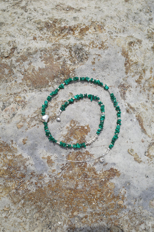 Malachite Necklace - SWELLY