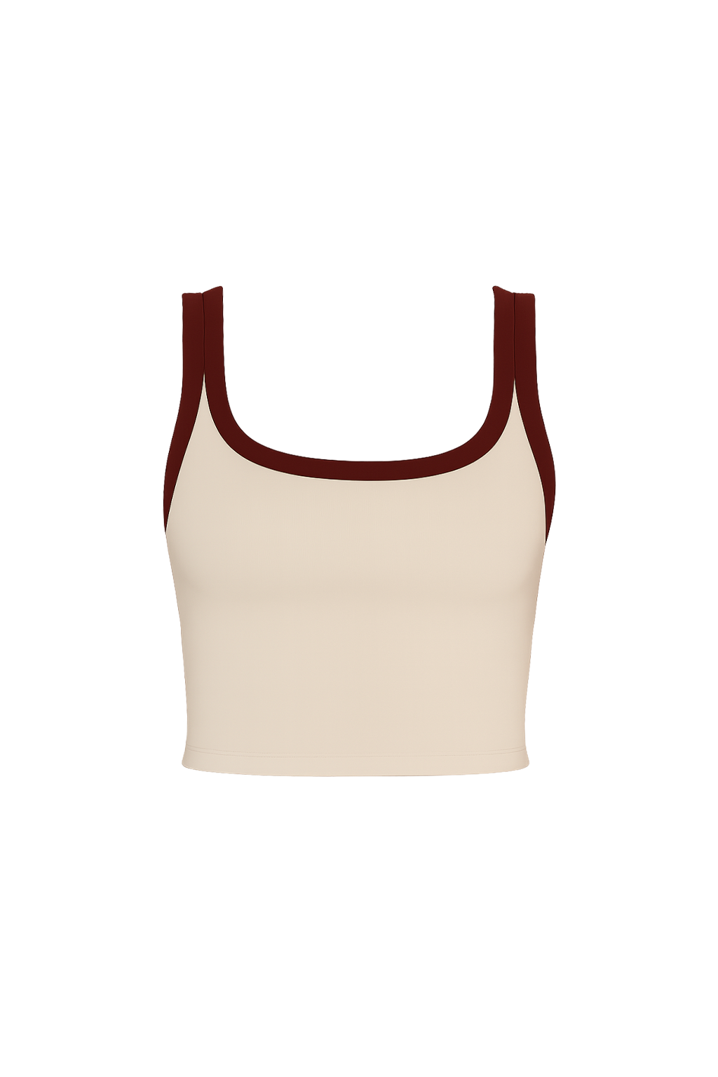 Stitch Square Neck Top MILK