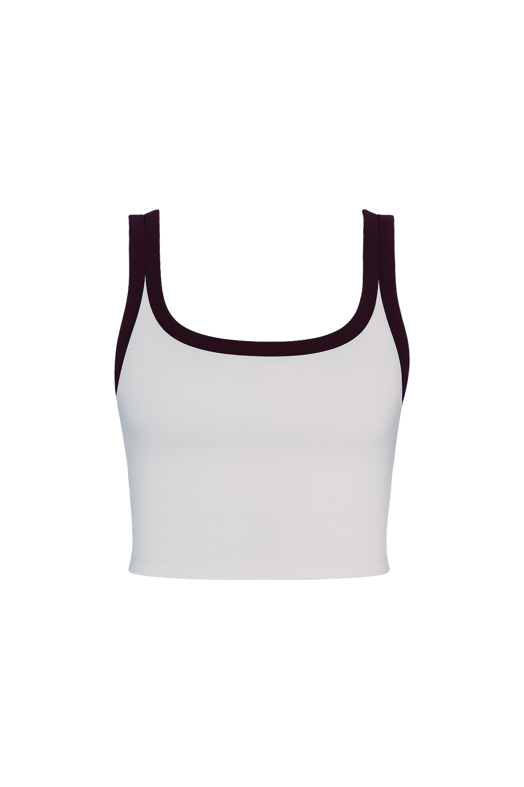 Stitch Square Neck Top SNOW