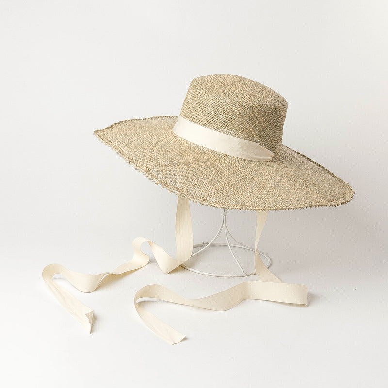 Ribbon Straw Hat - Welina ONLINE STORE