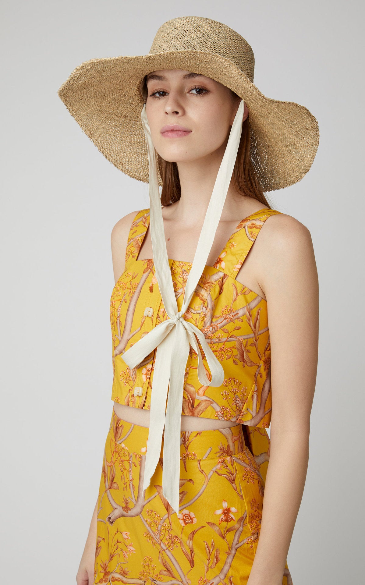 Ribbon Straw Hat - Welina ONLINE STORE
