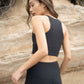 Amesuri Rib Top BLACK - SWELLY ONLINE STORE