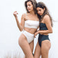 Sharing Highwaist Bottom nero×ampolla - SWELLY ONLINE STORE
