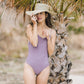 Back Open Basic Onepiece-Bikini illustion - SWELLY ONLINE STORE